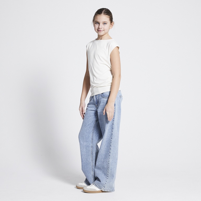 Soft feel top "Livia star" Off white